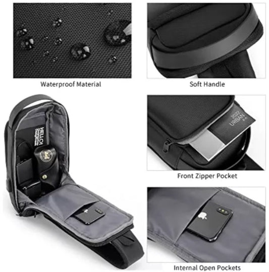 Bolso cruzado antirrobo negro - additional image 7